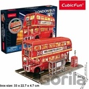 CubicFun 3D puzzle svítící Londýnsky autobus 161 ks