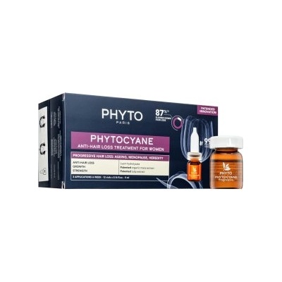 Phyto Phyto Cyane Progressive Hair-Loss Treatment for Women Грижа за косата Против косопад 12 x 5 ml