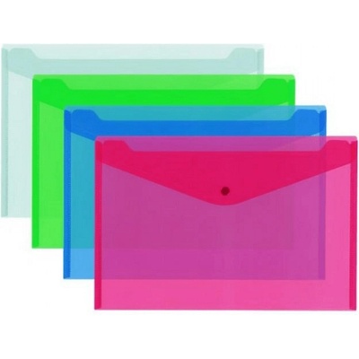 Папка с копче А5 микс цветове