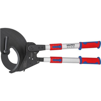 KNIPEX - nůžky na kabely - 650mm, ráčnové, s teleskopickými rukojeťmi, výsuvné na 860mm (9532100)