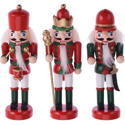 BigBuy Christmas Dekoratívne postava Drevo 4 X 3 X 12,5 CM