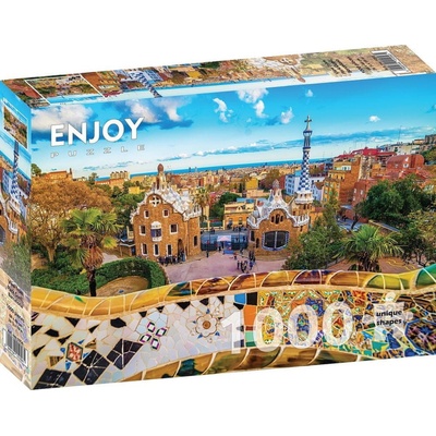 ENJOY Výhled z parku Güell Barcelona 1000 dielov