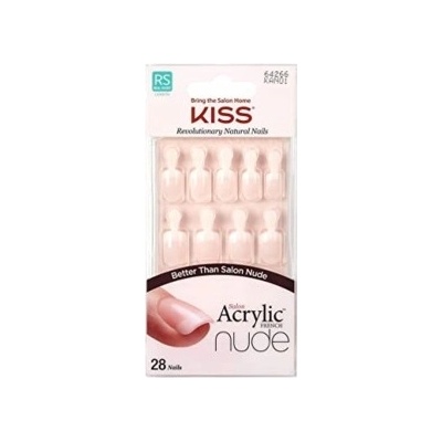 Kiss Salon Acrylic French Nude 64268 28 ks/bal. – Zbozi.Blesk.cz