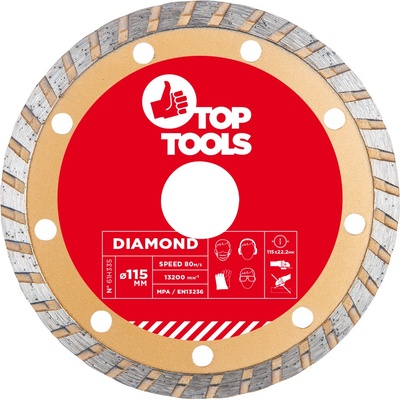 Top Tools Diamantový kotouč 115 x 22.2 mm 61H335