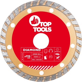 Top Tools Diamantový kotouč 115 x 22.2 mm 61H335