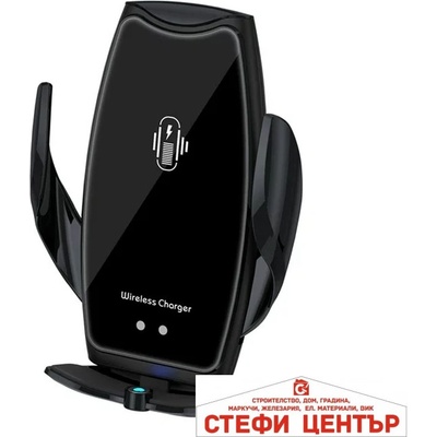 Paolo Поставка за телефон с Wireless Charger PG154 - Черна (441090)