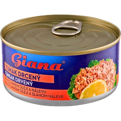 Giana Tuniak drvený v rastlinnom oleji a slanom náleve 170 g