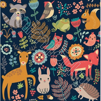 Softshell jarní lesní zvířátka