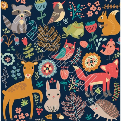 Softshell jarní lesní zvířátka