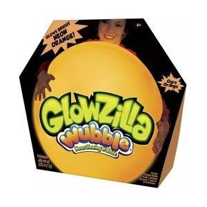 Kensho Wubble Glowzilla Чудесна балонна топка с LED светлина - 75 см, неоново оранжева