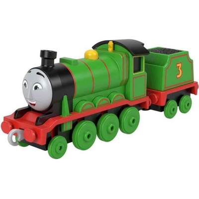 Mattel Tomáš a přátelé Tahací kovová mašinka s vagónem HENRY HMC43