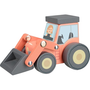 Orange Tree Toys Дървена играчка Orange Tree Toys - Трактор с товарач (OTT07818)