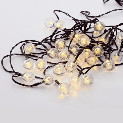 ACA Lighting ACA SOLÁRNE LED reťazové svietidlo 4,35m 2m 30xLED priesvitné IP44 X043014232 X043024232 Farba svetla: Teplá biela
