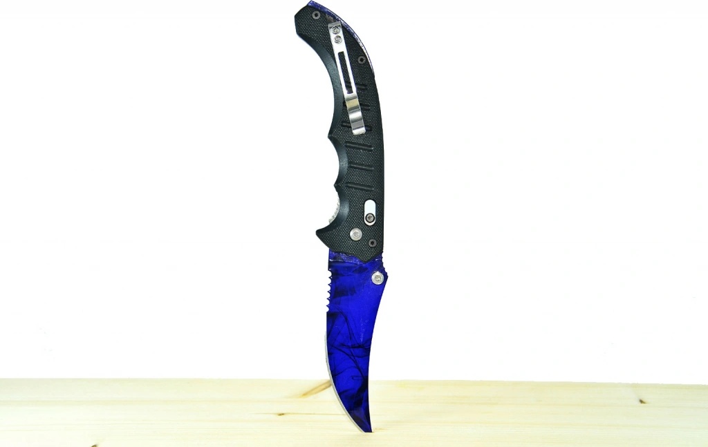 F A D E E Flip knife Sapphire