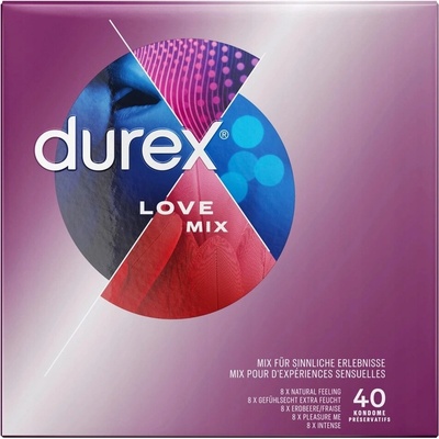Durex LOVE MIX 5 různých 40 ks
