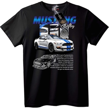 NOONEBRAND Тениска Mustang Shelby - S, White
