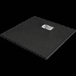 Mexen Hugo Квадратен душ 80 x 80 см SMC, черен, маскировка инокс - 42708080-X (42708080-X)