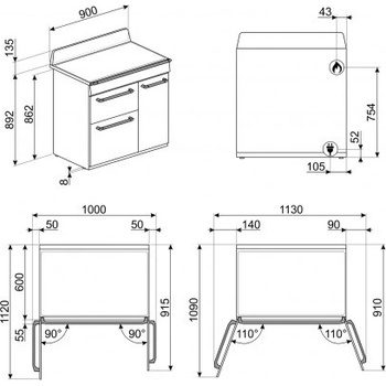 Smeg TR93BL