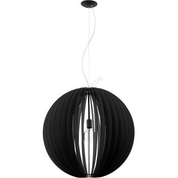EGLO 63254 - Пендел COSSANO PRO 1xE27/60W/230V Ø 70 см черен (EG63254)