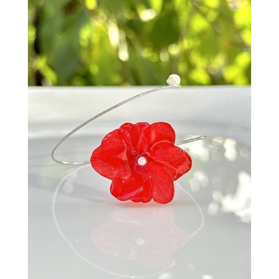 Meganflo Гривна - червена хортензия