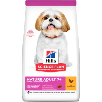 Hill's Science Plan Canine Mature Small& Mini 7+ Chiken - 0.3кг