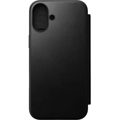 Nomad Modern Leather Folio, черно - iPhone 16 Plus (NM01682585)