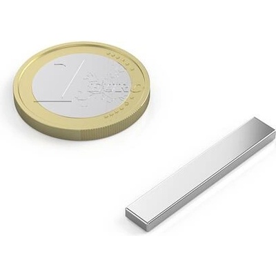 Neodymový magnet kvádr 30 × 5 × 2 mm, N35, síla 1,5 kg