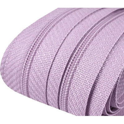 Zips špirálový 3 mm metráž pre bežce typu POL Farba: 165 fialová svetlá