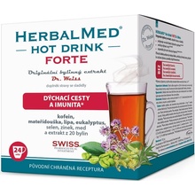 Dr.Weiss HERBALMED HotDrink výživový doplnok na podporu zdravia dýchacích ciest 24 ks