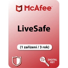 MCAFEE LIVESAFE 1 lic. 3 ROKY (MLS-3Y1D)