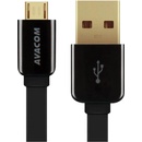 Avacom DCUS-MIC-120K USB - Micro USB, 120cm, černý