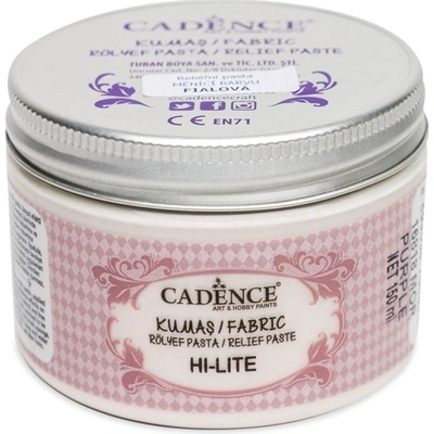 Cadence Fabric Hi-Lite Magic reliéfní pasta na textil 150 ml fialová