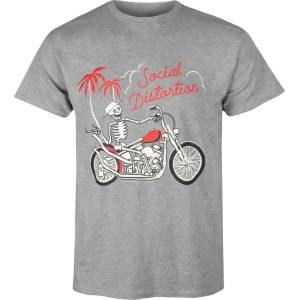 Low frequency мъжка тениска Social Distortion - Chopper - сива - LOW FREQUENCY - SDI003TS