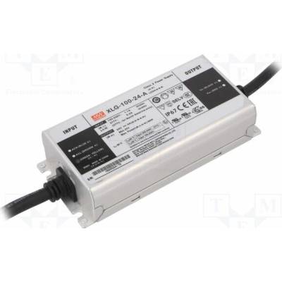 MEAN WELL XLG-100-24-A Napájecí zdroj: spínaný; LED; 96W; 24VDC; 4A; 100÷305VAC; IP67; XLG