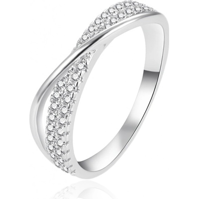 Agato stříbrný prsten se zirkony AGT R19W