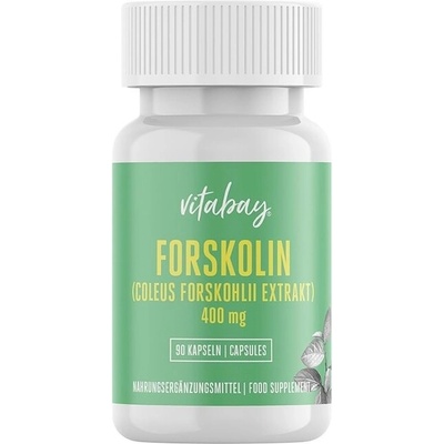 Forskolin, Coleus Forskohlii Extrakt - Форсколин (Екстракт от Колеус форсколий) 400 mg, 90 капсули Vitabay (VB1330)
