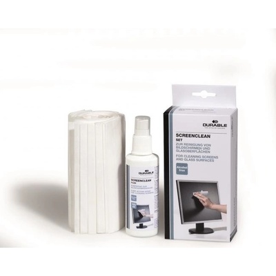 Durable Sprej na obrazovky Screenclean s utierkami DU570700 125 ml