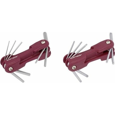 Kraftwerk Sada klíčů Inbus 1,5-8mm + Torx T09-T40 - klip 16ks KR-3623+3624