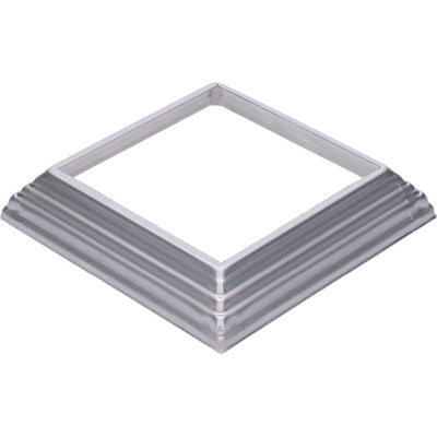 Krytka 142 x 142 x 29 mm, plech, diera 102 x 102 mm, výlisok