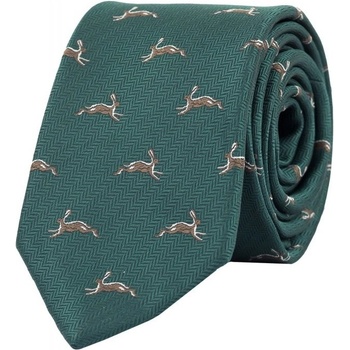 Bubibubi kravata so zajacmi zelená