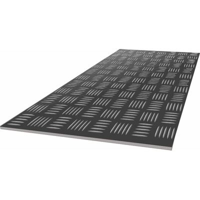Hliníkový plech rýhovaný Metalnow 1000 mm x 500 mm x 2.0 mm