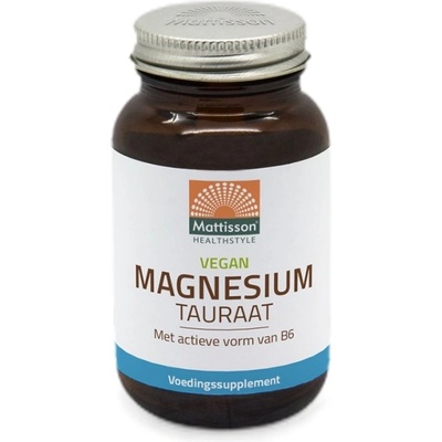 Mattisson Healthstyle Magnesium Taurate 60 mg | with Vitamin B6 [60 капсули]