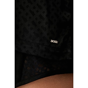 BOSS пижама тип риза дамска от вискоза B Monogram_Top (50561023)