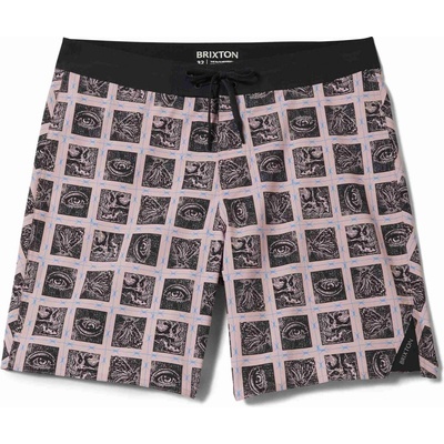 Brixton Blitz Boardshort 19In Silver Pink/Black