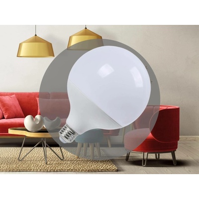 Nedes ZLS914 LED E27, G125, 20W, teplá bílá