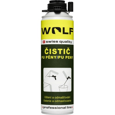 Wolf swiss quality Čistič montážní pěny 500ml
