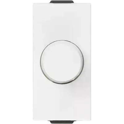 Vimar 09153 Димер с потенциометър за лампа с нажежаема жичка 230v 100-500w, Бял 1m neve up (09153)