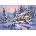Bluebird Puzzle - Puzzle Winter's Blanket Wouldbie Cottage - 500 piese