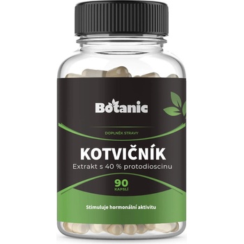 Botanic Kotvičník Tribulus Extrakt 40% protodioscínov v kapsuliach LIMITOVANÁ EDÍCIA 90 kapsúl