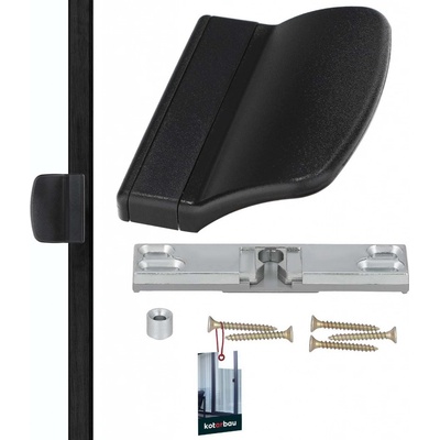 MACO balkónové madielko plastové Farba: Čierna